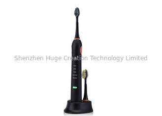 ประเทศจีน Recharable electric sonic toothbrush with timer function in black or white color ผู้ผลิต