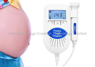ประเทศจีน Sonoline B CE FDA ก่อนคลอด Doppler ทารกในครรภ์ 3Mhz Probe ไฟหน้าแรกใช้ Pocket Heart Rate Monitor ผู้ผลิต