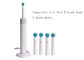 2 โหมดชาร์จไฟได้แปรงสีฟันไฟฟ้าหัวแปรงเข้ากันได้ดีกับแบรนด์ IPX7 กันน้ำ ผู้ผลิต