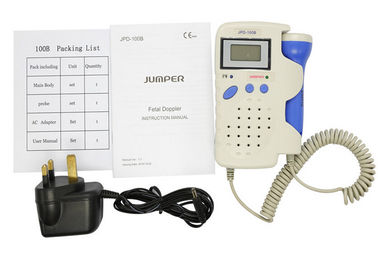 ประเทศจีน Jumper Handheld Pocket Doppler ทารกในครรภ์ JPD-100B 2.5MHz หน้าหลักใช้ Baby Heart Rate Detector Monitor พร้อมรีชาร์จ ผู้จัดจำหน่าย