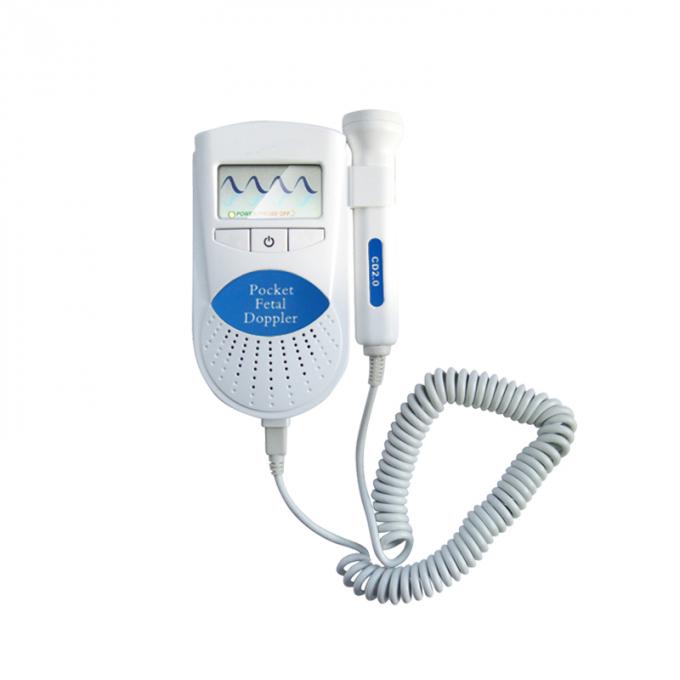 DC 3.0 V Continuous wave Pocket Fetal Doppler Without Display For Home Use