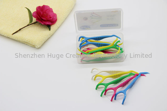 ประเทศจีน 16 Pcs Pack Dental Floss Picks Toothpicks , Stick Oral Clean Care Flosser Sword ผู้ผลิต