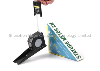 ประเทศจีน เด็กผู้ใหญ่ Outpad Telescopic ความสูงวัด 2 เมตรกฎ Black Tape Ruler ผู้ผลิต